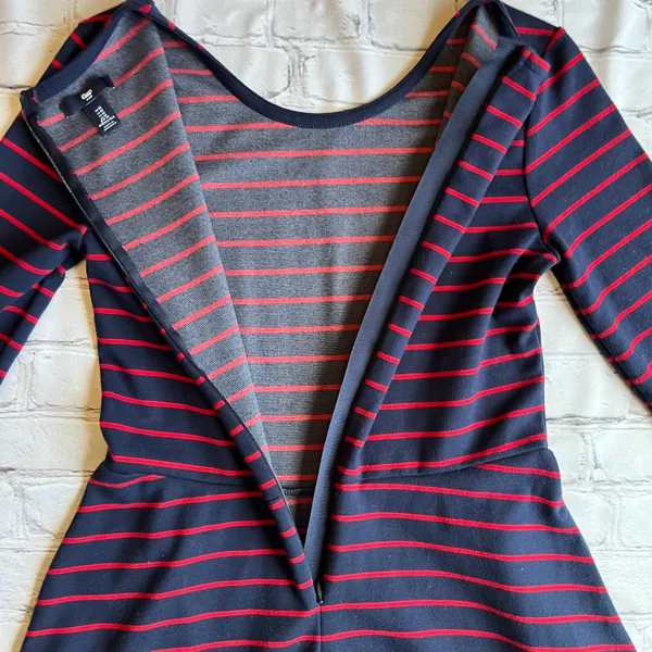 Gap Nautical Striped Preppy Fit & Flare Dress Medium - Image 5