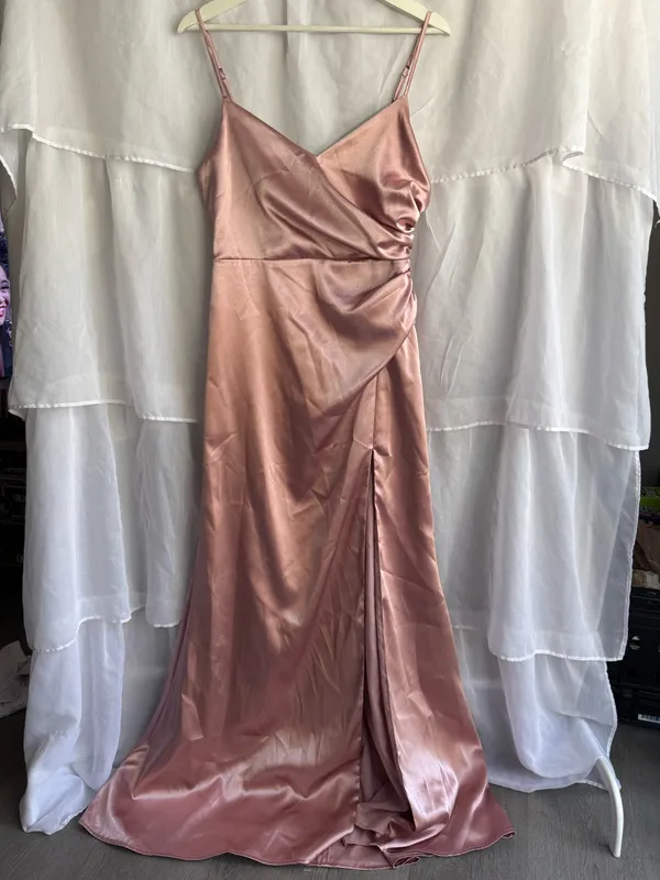 Birdy Grey Catherine Shiny Satin Dress - Image 9