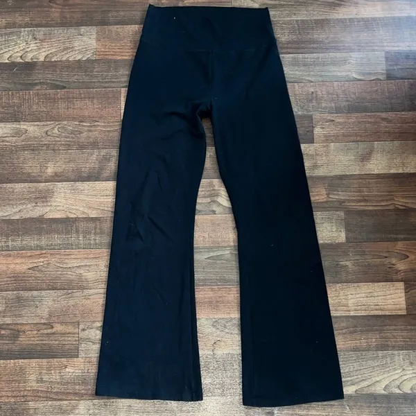 Aerie Black Boot Cut flare Pants Size Large - Image 2