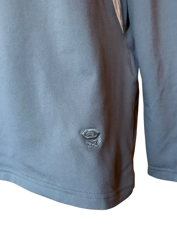Mountain Hardwear Sweatshirt Gray Athletic Pullover Hiking Hoodie Womens Large - Image 7