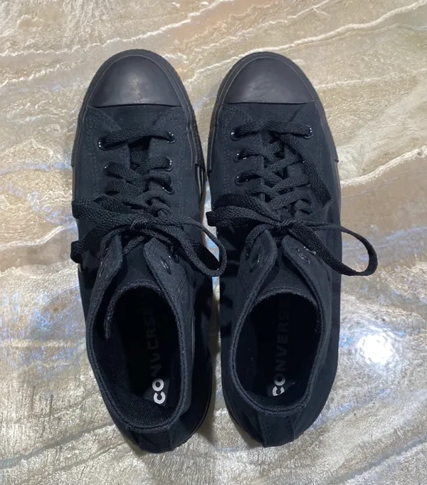 Converse Chuck Taylor All Star Unisex Black Sneakers Women’s 10.5 (See all Pics) - Image 6