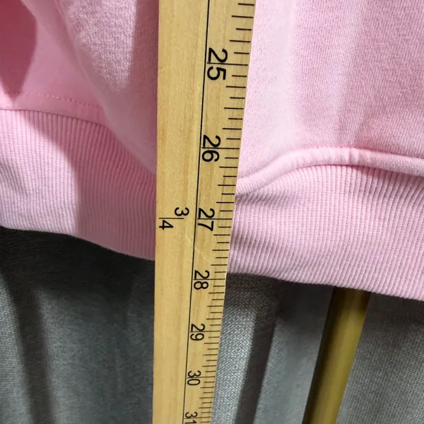 White‎ Fox With Love & Kisses Oversized Hoodie Baby Pink Era 8.5 M/L NWT - Image 6