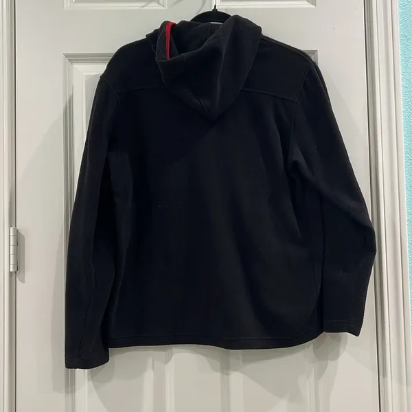 Wisconsin Badgers Fleece hooded zip up Black Size M - Image 2