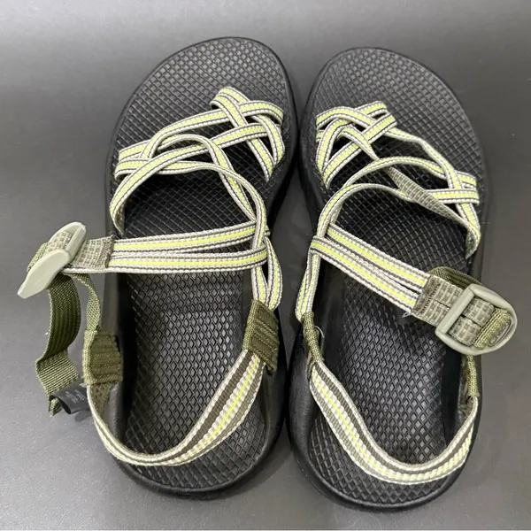 Chacos CHACO ZX/2 Classic Pully Olive/Lime Zesty Pattern Outdoor Hiking Sandals Size 9 - Image 5