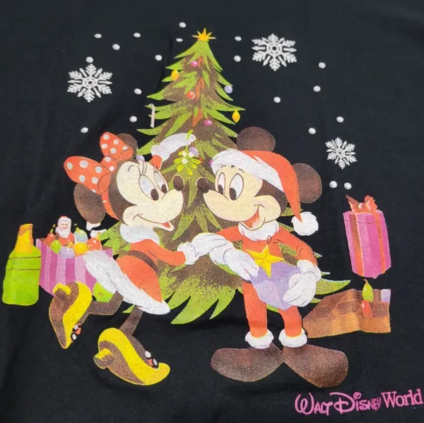 Disney Shirt Size XXL Walt Disney World Mickey Minnie Christmas Graphic T-Shirt Unisex Shirt - Image 3