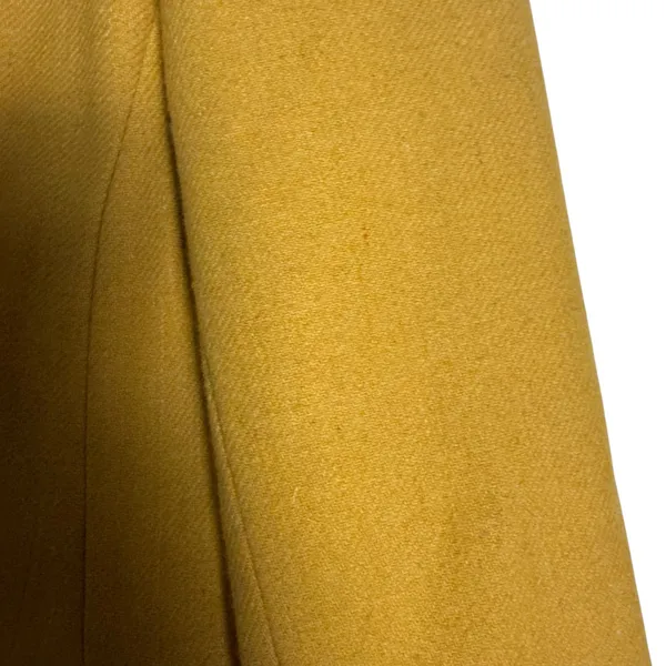 Ann Taylor LOFT Yellow Double Breasted Contrast Trim Wool Blazer Jacket Size 4 - Image 5