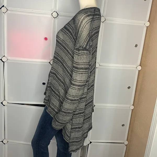 Free People We The Free Striped Henley Boho Top Size Small - Image 3