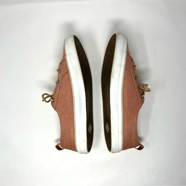 Sperry Women’s Crest Vibe Canvas Sneakers Terracotta 9.5 Excellent Condition - Image 5