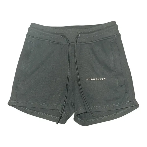Alphalete Womens Green Essential‎ Core Shorts, XS - Image 2