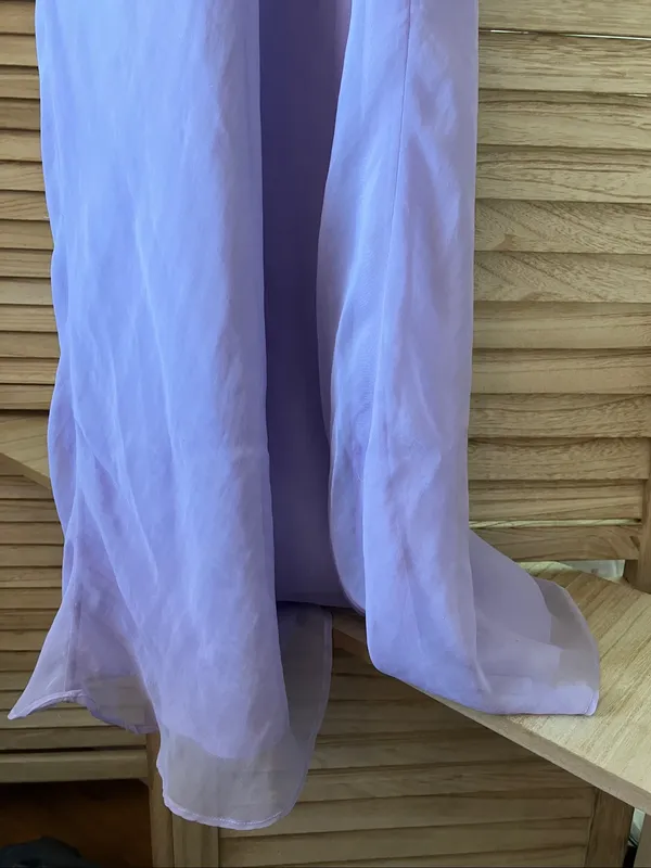Lavender Slip Dress with Spaghetti Straps Size undefined - Image 10