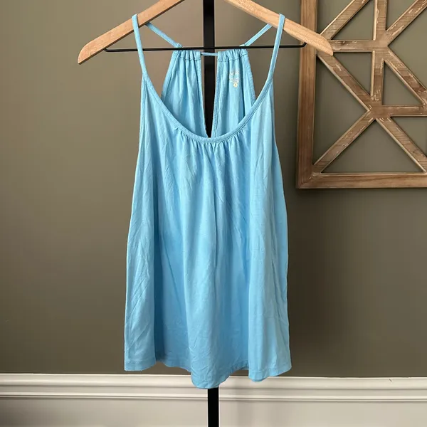 Lilly Pulitzer Lacy Tank Blue Small - Image 2