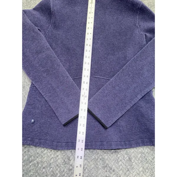 Lululemon Women's Insculpt Jacket Full Zip Track Navy Blue Size 10 - Image 8