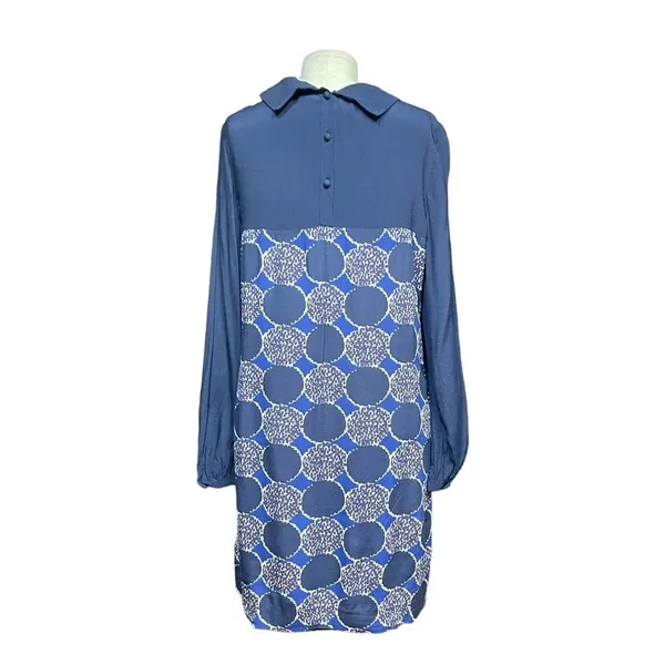 Boden Highbury‎ Peter Pan Collar Dress Navy Blue Size US 6 - Image 8
