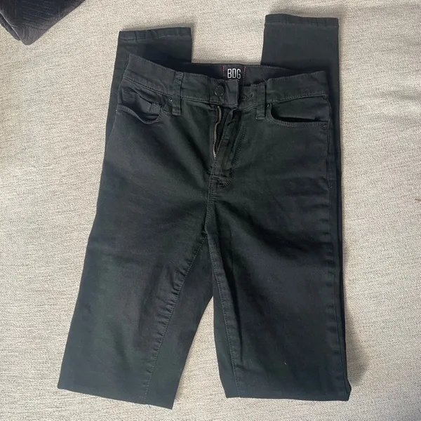 BDG Urban Outfitters Twig High Rise Black Skinny‎ Jeans Distressed Knee Size 24 - Image 2