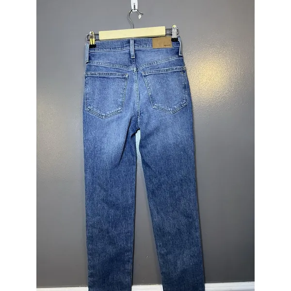 Madewell The Perfect Vintage Jeans Womens 23 Med Wash High Rise Straight Denim - Image 4
