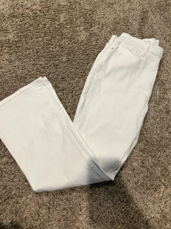 White Flare Jeans - Image 2