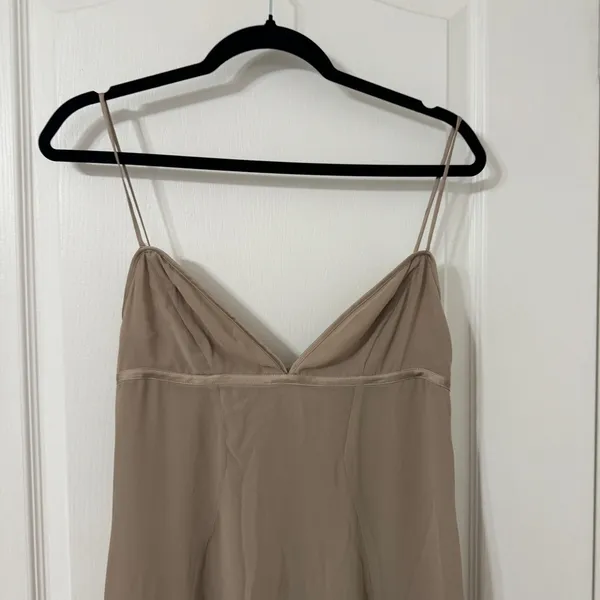 HOUSE OF CB 'Loren' Latte Corset Maxi Dress NWOT - Image 5