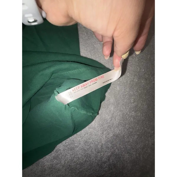free people movement oversized tank mini dress small green - Image 11