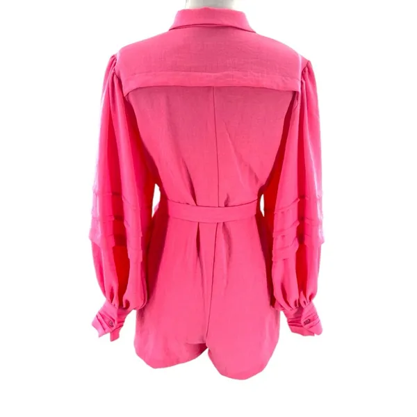 Alexis‎ Enza Romper in Hibiscus Pink Sz S - Image 6