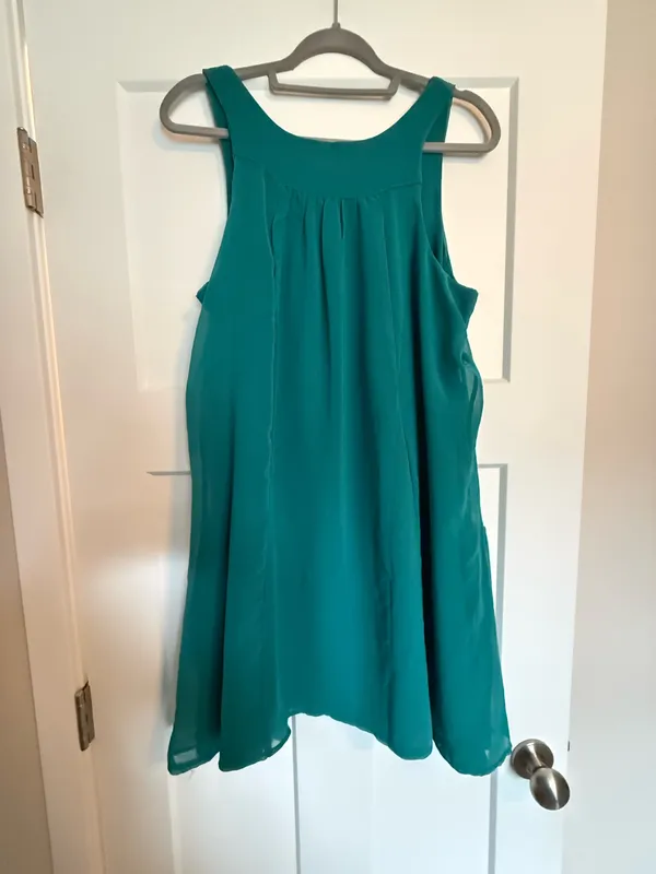 Sparkle & Fade Teal pocket dress - Image 2