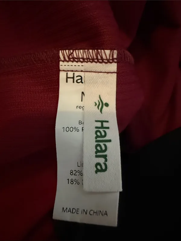 HALARA High Waisted 2in1 A Line Corduroy Casual Skort in Pomegranate - Image 8