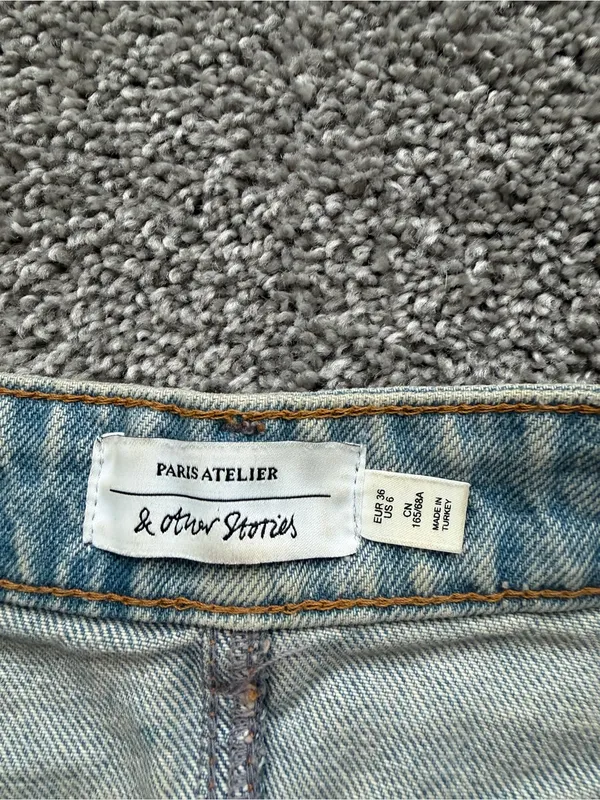 Women’s Paris Atelier & Other Stories Two-Toned Denim Skirt - Image 2