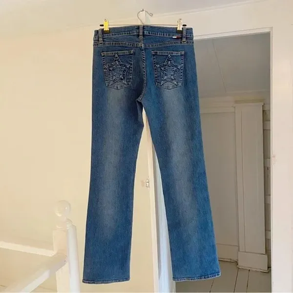 Tommy Hilfiger Tommy Jeans Vintage ‘02 Low Rise Straight Leg Jeans Size 9 - Image 5