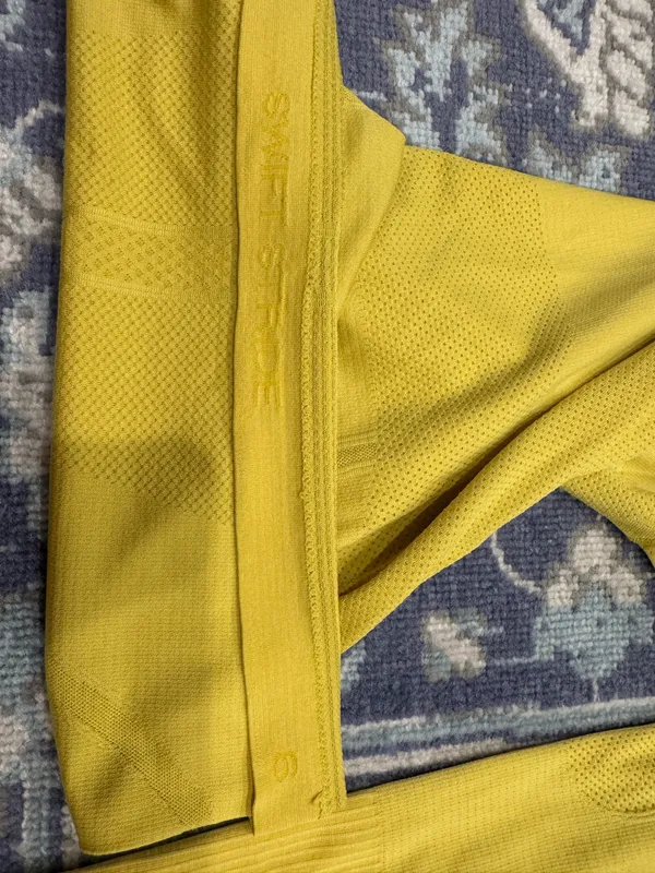 Soleil Yellow Lululemon Swiftly Tech Long Sleeve 6 - Image 3