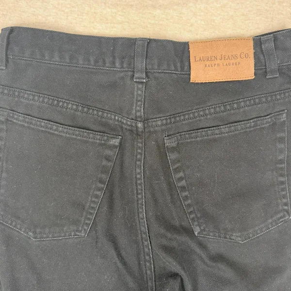 Lauren Jeans Co‎ Ralph Lauren Black Wash Straight Leg Denim Jeans Quiet Luxury - Image 8