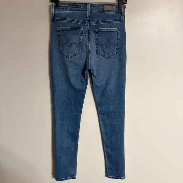 AG Adriano Goldschmied Stevie Ankle Jeans‎ Anthropologie High Rise Slim 25R - Image 14