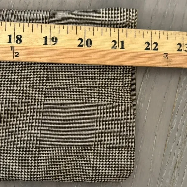 Vintage 90s MaxMara 100% Linen Blazer Sz 2 Made in Italy Brown Check Old‎ Money - Image 7