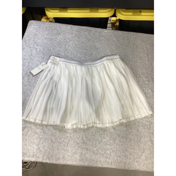 Calia Pleated Mesh Skort Womens XXL Pure White High Rise Tennis‎ Court WAX15225W - Image 6