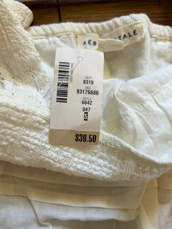 Aeropostale White Tank Top - Image 3