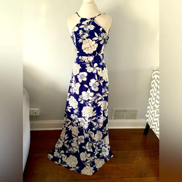 Beautiful maxi dress 💖💙💖💙 Blue Size M - Image 2