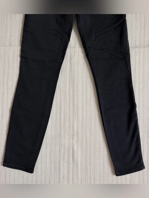 Paige Hoxton Ankle Jeans in Magical Night Black Skinny Jeans Size 26 - Image 11
