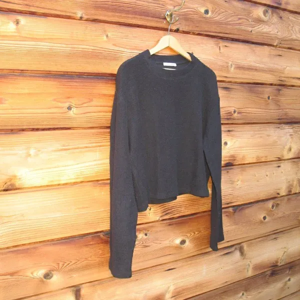 NWT Reformation Cropped Ribbed Pullover Top - Image 3
