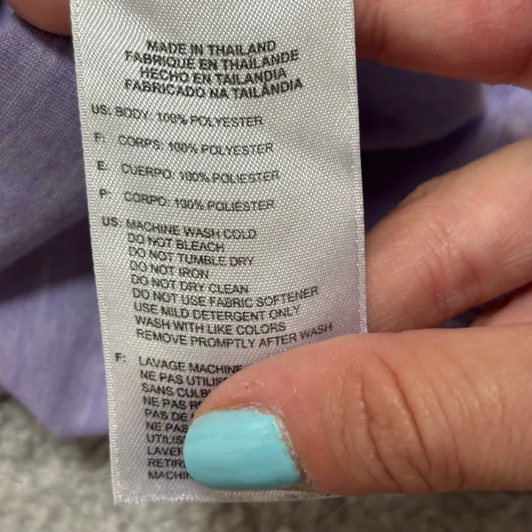 Adidas Climalite Heathered Light Purple Racerback Athletic Tank Top - Image 5