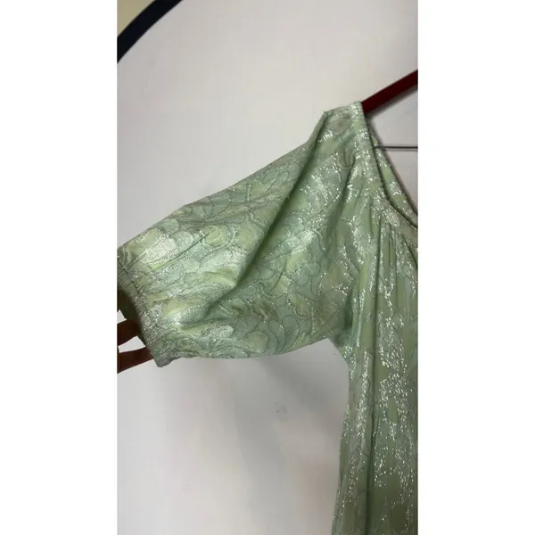 Roller Rabbit Sage Green Clermont Zara Maxi Dress sz L - Image 6