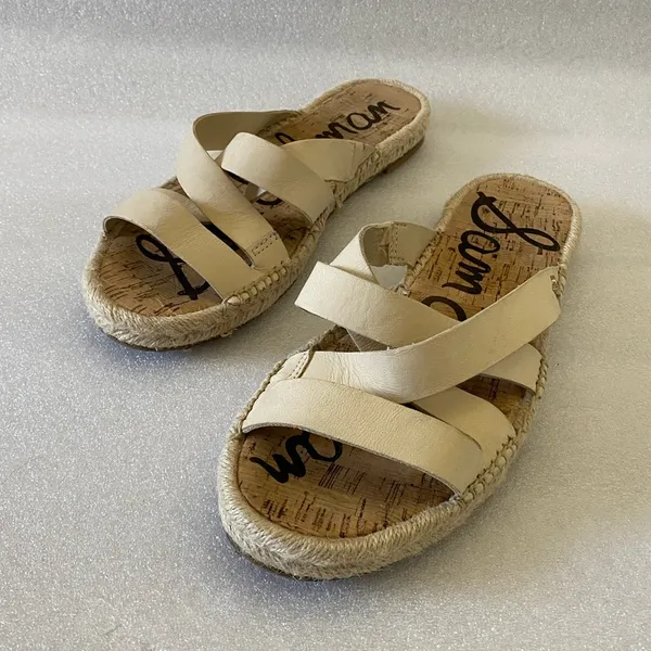 Sam Edelman Averie Suede Espadrille Sandals Tan size 9 - Image 4