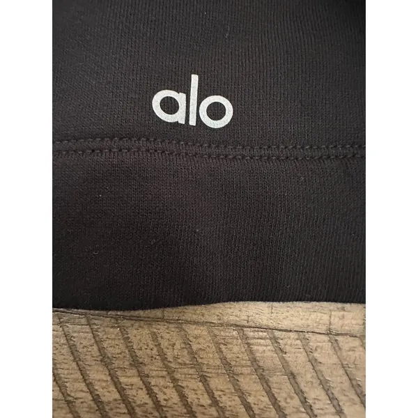 Alo Yoga Bae Cropped Hoodie Black Size XS - Image 6