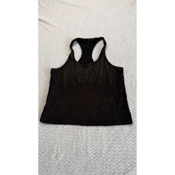 Lululemon Swiftly Tech Racerback Tank Top Black Size 6 Activewear 4368 - Image 2