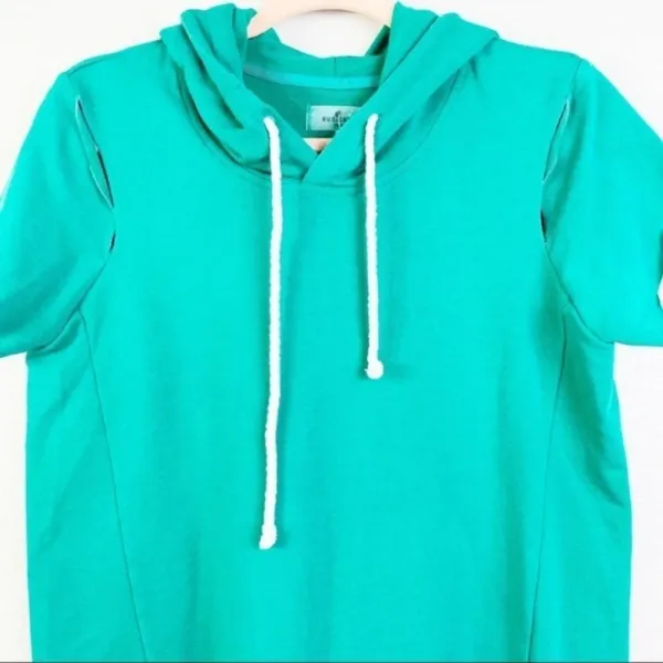 SUNDAYS Green Short‎ Sleeve Hoodie - Image 5