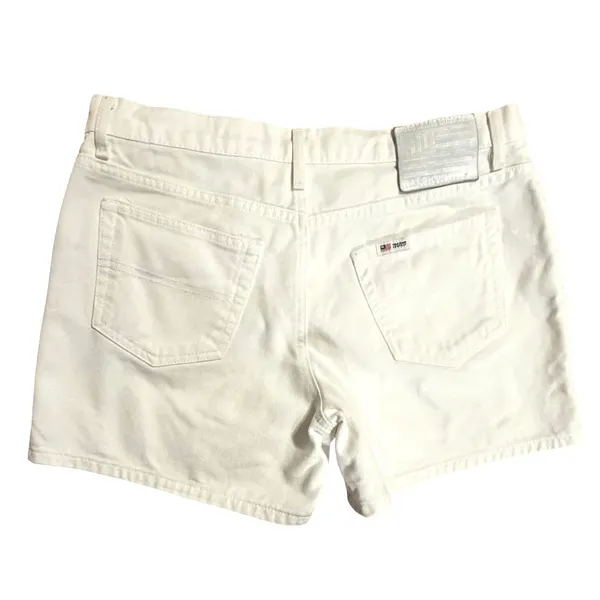 Polo Jeans Co Ralph Lauren White Denim Shorts Women 10 5 Inch Saturday Short y2k - Image 5