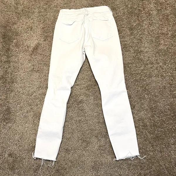 Frame denim Le high skinny crop‎ 25 white - Image 8