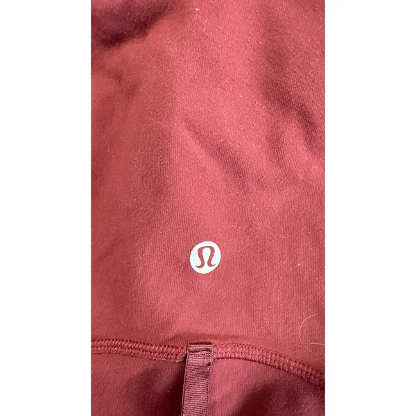 Lululemon Define Jacket Luon Dark Red Full Zip Yoga Activewear Size 6 - Image 4