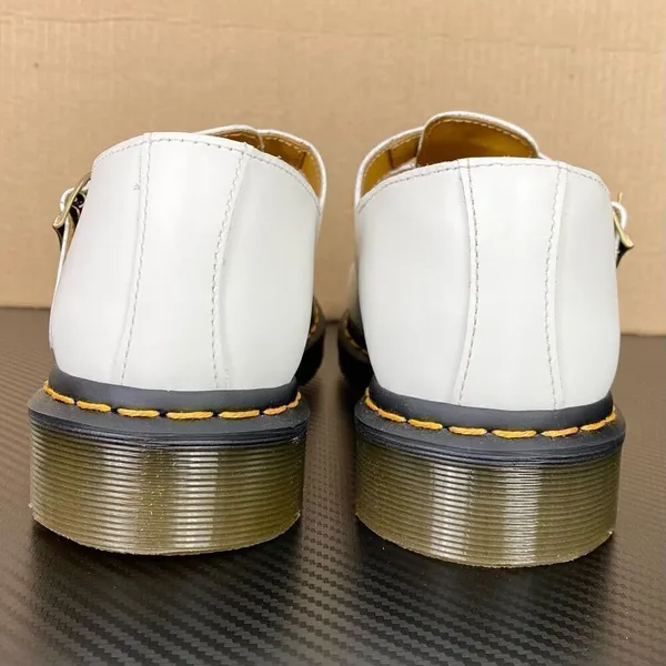 Dr. Marten’s 8065 Maryjane White Smooth Leather Double Strap Shoes Size 10 - Image 5