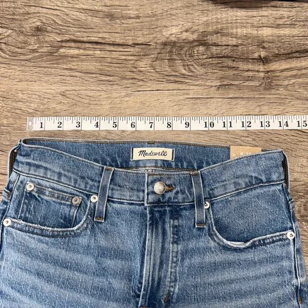 Madewell The Mid-Rise Perfect Vintage Jean in Enmore‎ Wash size 25 NWT - Image 6