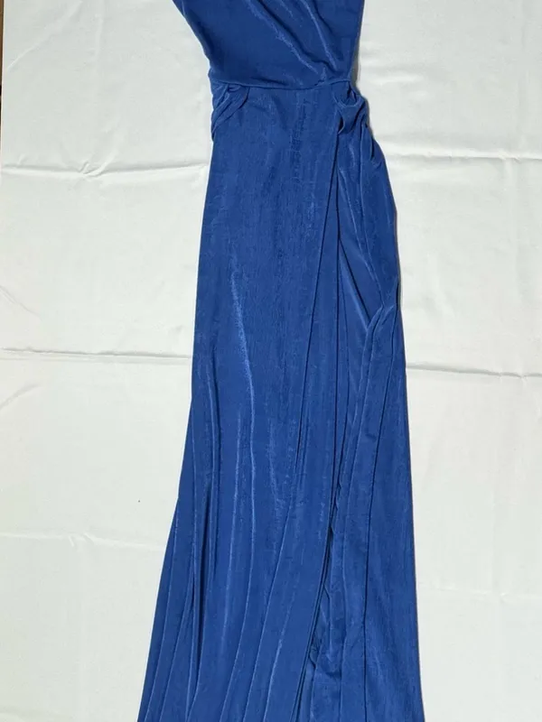 Lucy in the Sky - Blue One Shoulder Maxi Dress -Size XS‎ - NEW Without Tags. - Image 8