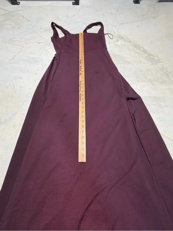 Birdy grey Alex Cabernet Sleeveless Maxi Dress bridesmaid large - Image 12