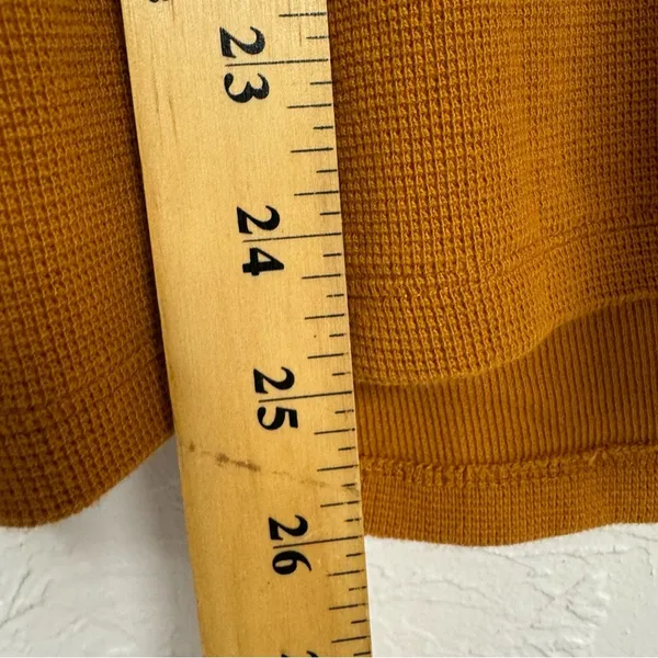 Anthropologie Orange Knit Pullover Sweater Womens S Floral Sleeve Fall Boho - Image 9